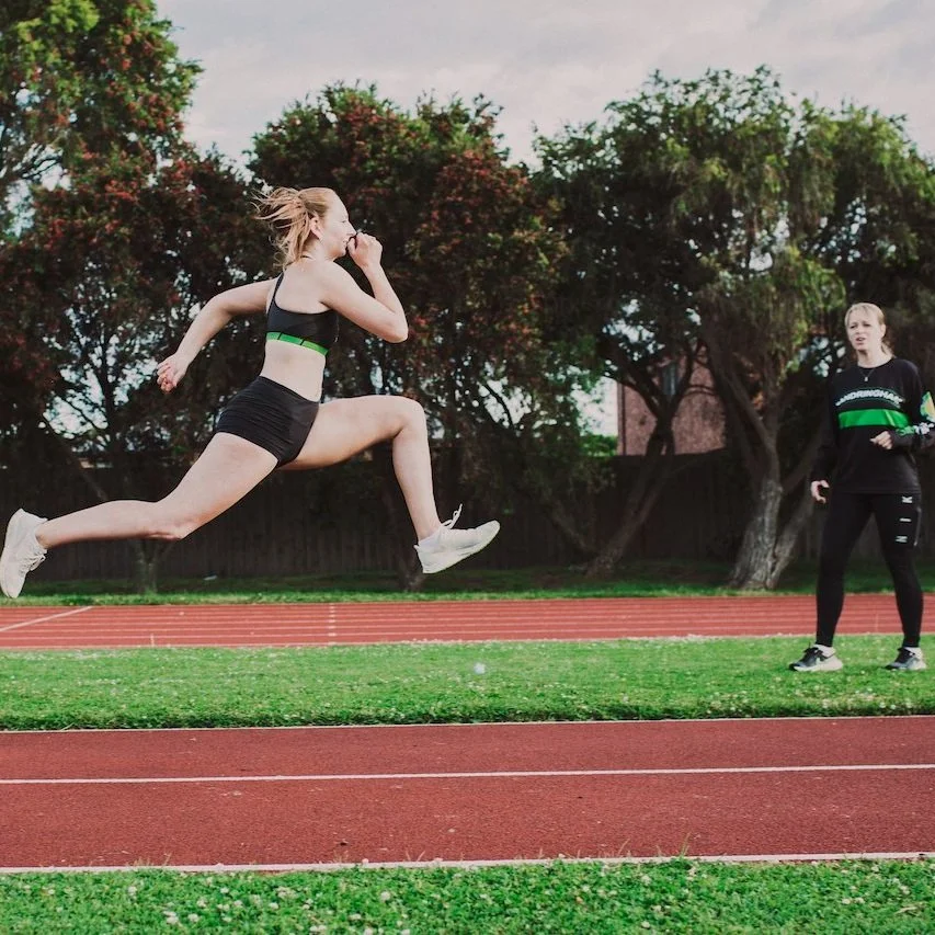 A Sandringham athlete training