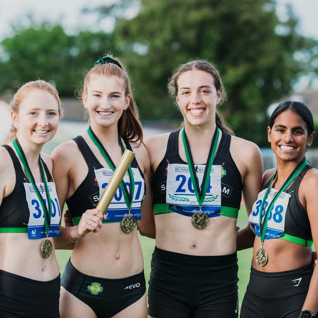 Sandringham athletes celebrating success