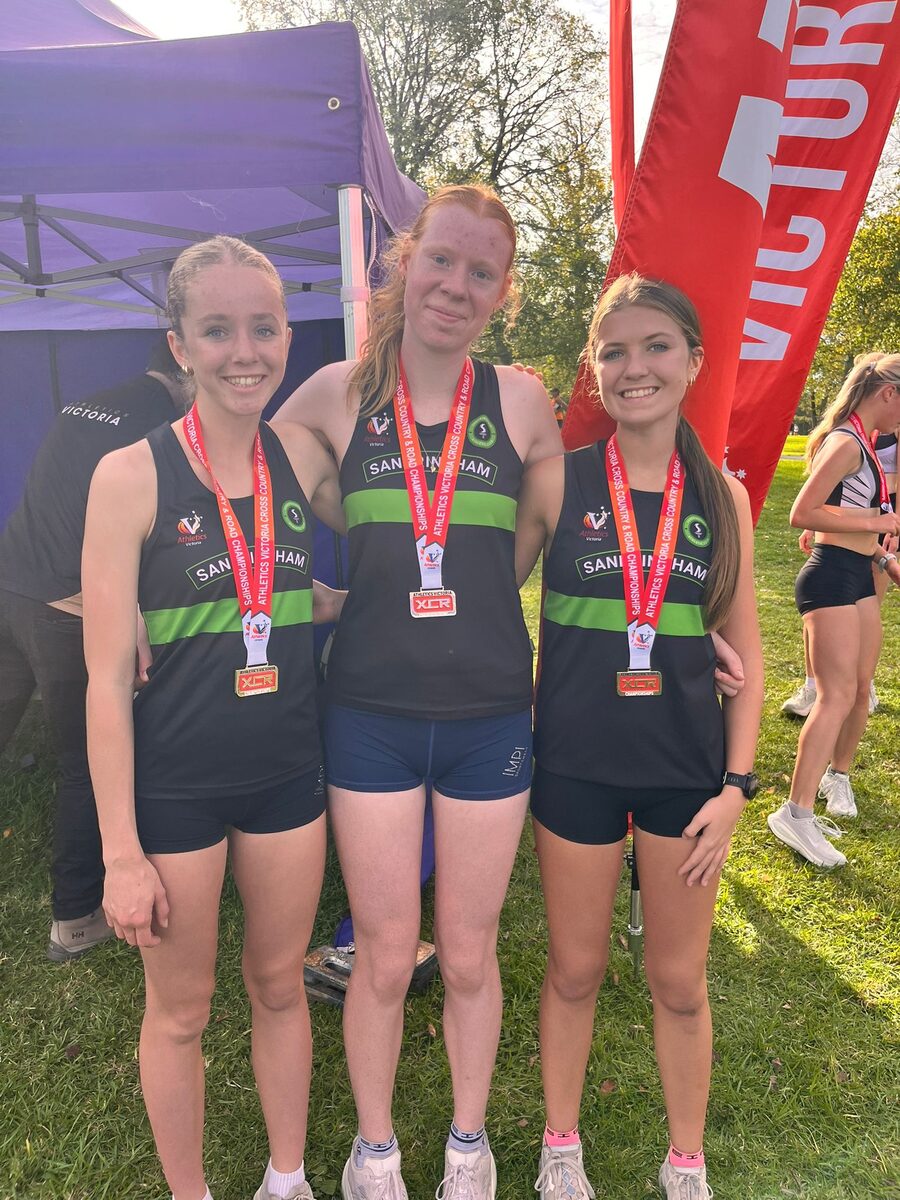 Sandy women's gold medal team